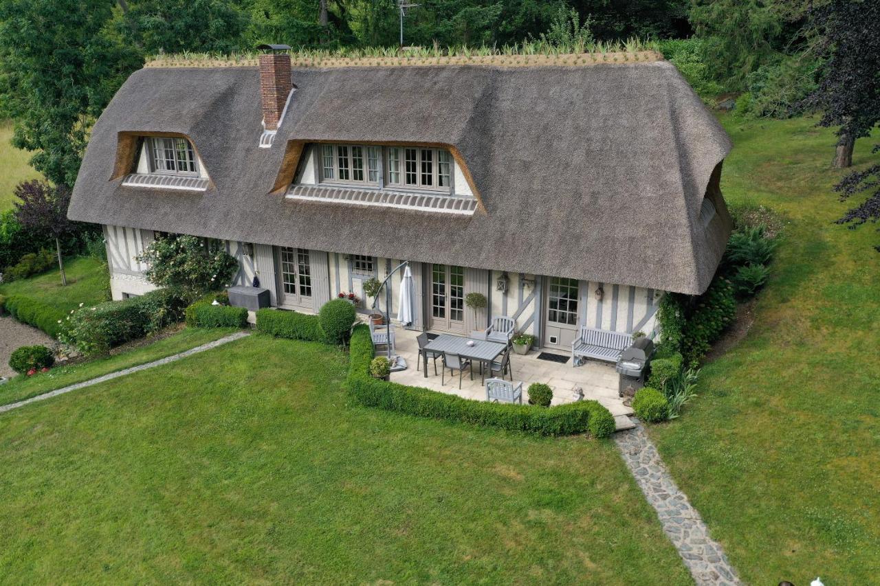 Bed and Breakfast Les Chaumieres Du Pays D'Auge Le Breuil-en-Auge Exterior foto