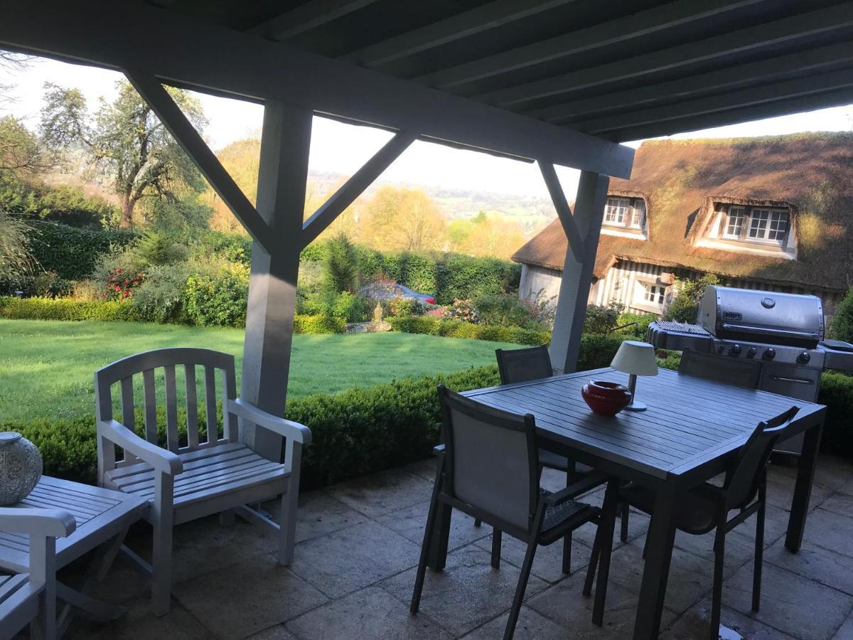 Bed and Breakfast Les Chaumieres Du Pays D'Auge Le Breuil-en-Auge Exterior foto