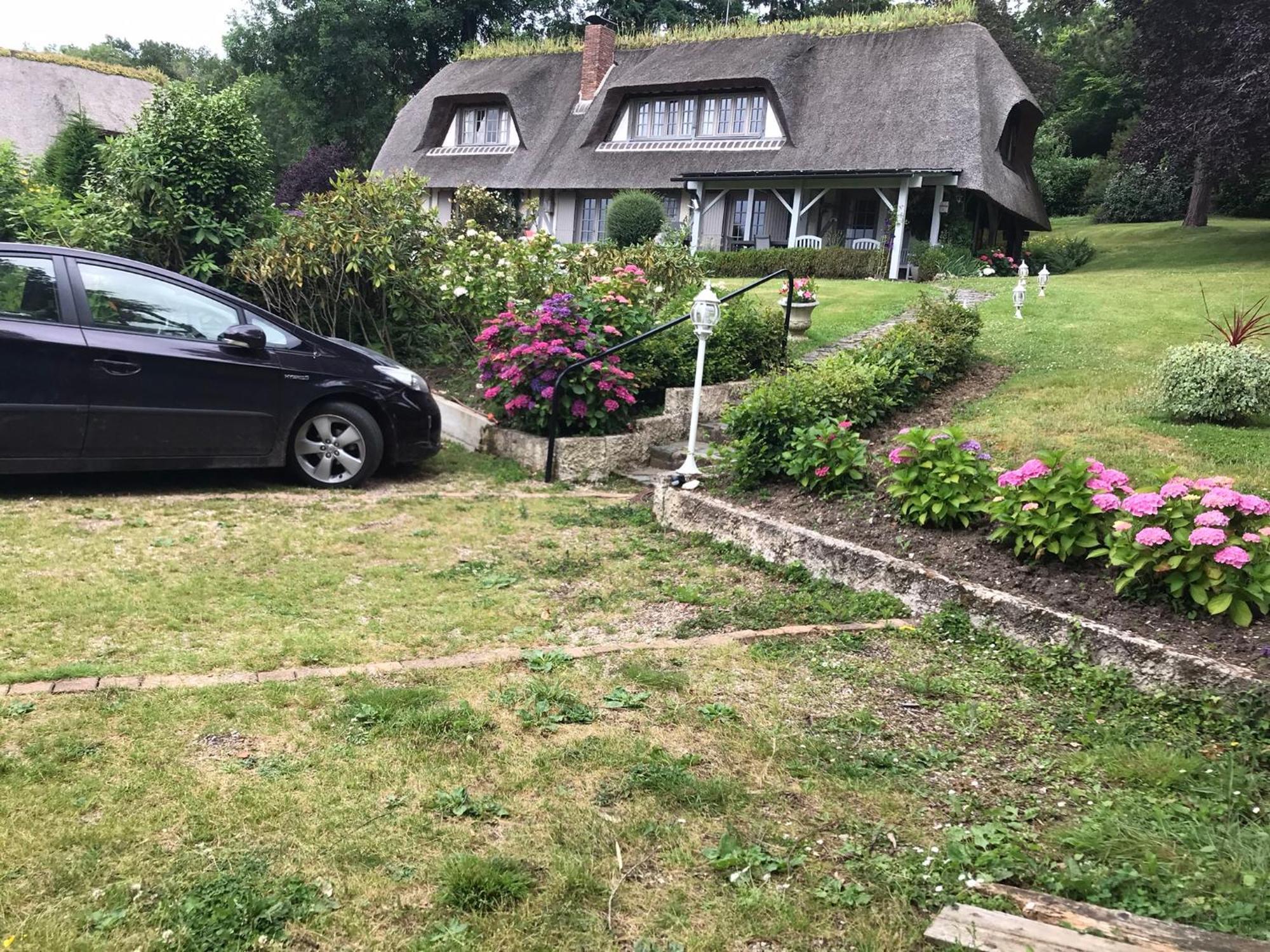 Bed and Breakfast Les Chaumieres Du Pays D'Auge Le Breuil-en-Auge Exterior foto